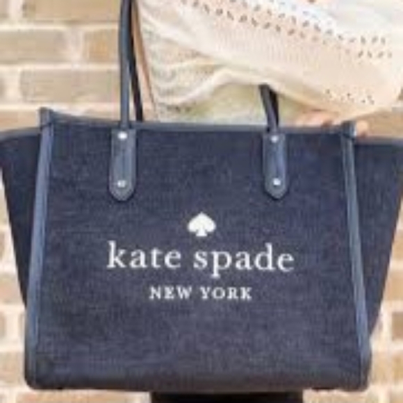 Kate Spade Ella Denim Blue Large tote bag - Picture 8 of 8